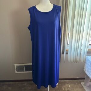 Kasper Royal Blue Sleeveless Top